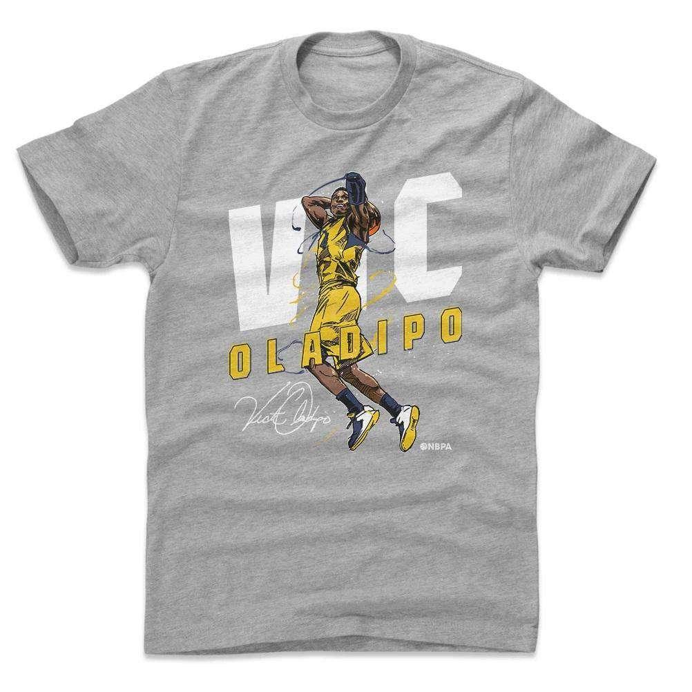 500 Level T-Shirts Victor Oladipo Indiana Pacers 500 Level NBA Slam T-Shirt - Gray