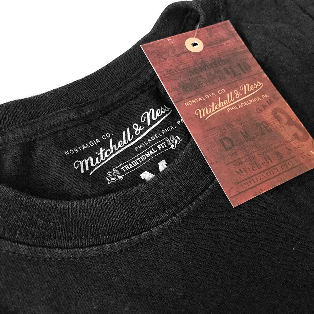 Mitchell And Ness T-Shirts Vince Carter Toronto Raptors Mitchell & Ness NBA Dunk Contest Vintage T-Shirt - Faded Black