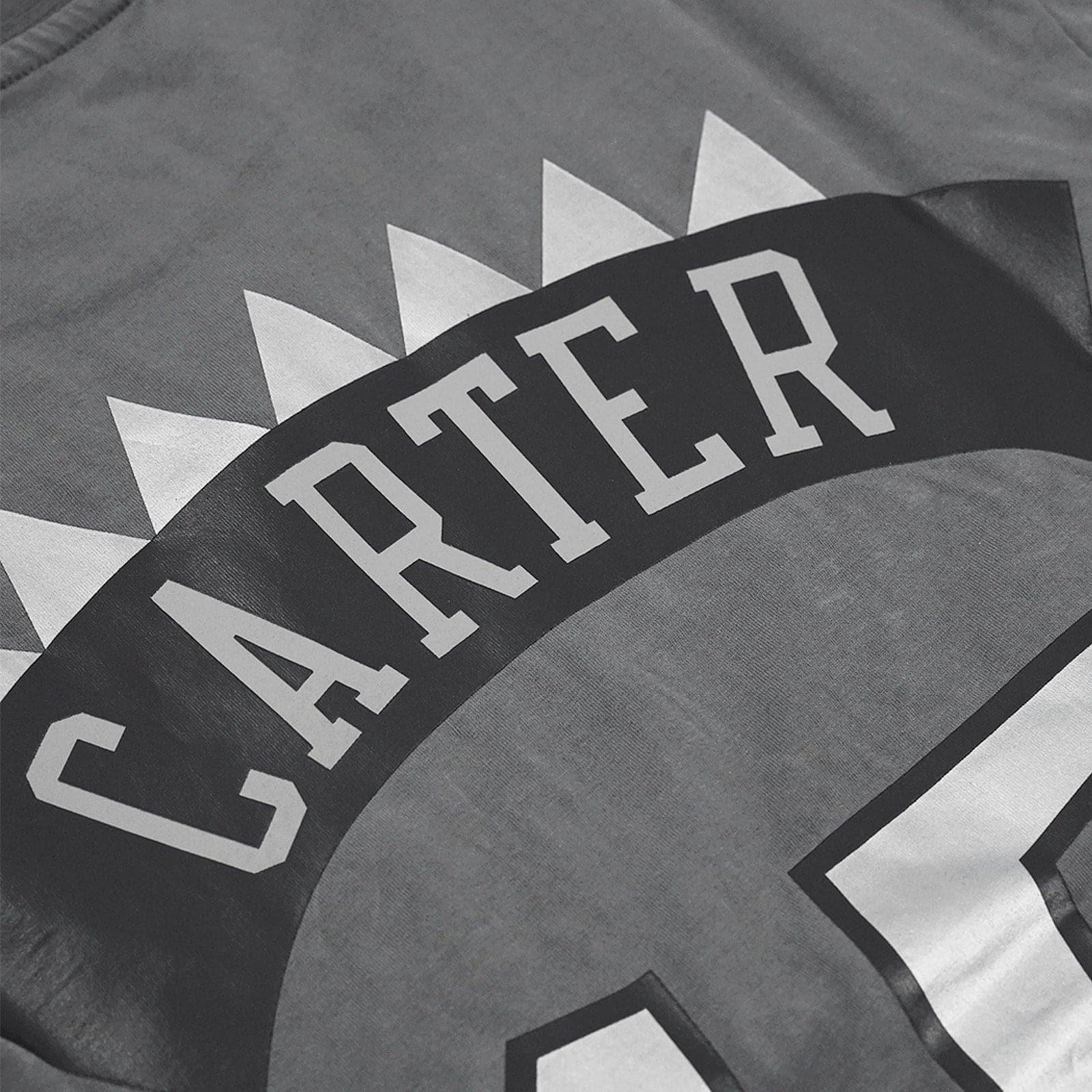 Mitchell And Ness T-Shirts Vince Carter Toronto Raptors Mitchell & Ness NBA Player Vintage T-Shirt - Gunmetal