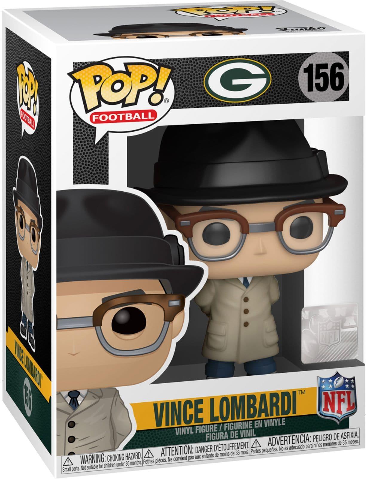 Funko Figures Vince Lombardi Green Bay Packers Funko NFL Legends Pop Vinyl 3.75" 156 Figure
