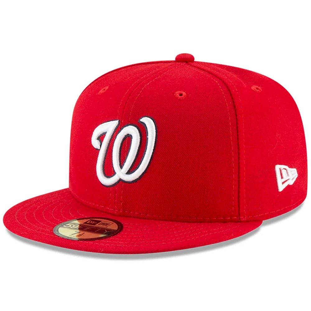 New Era Caps Washington Nationals New Era MLB AC On-Field Game 59FIFTY Fitted Hat - Red