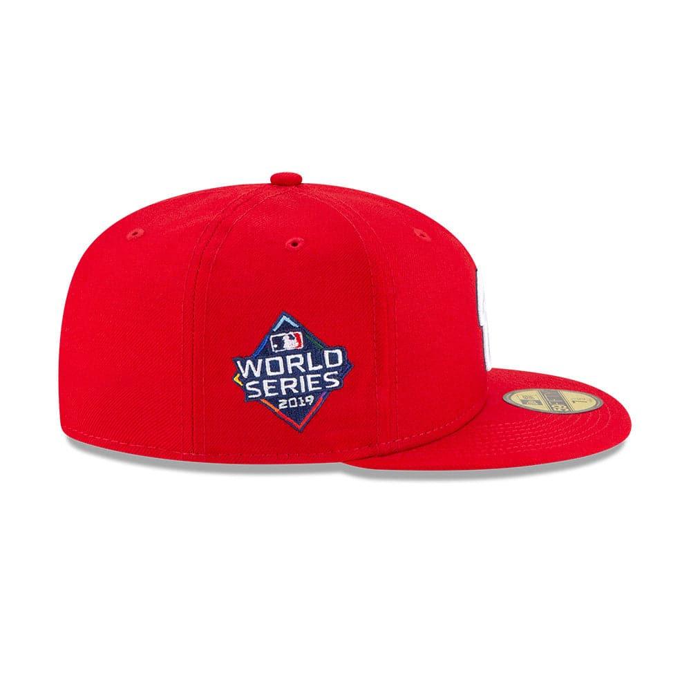 New Era Caps Washington Nationals New Era MLB Champions Patch 59FIFTY Fitted Hat - Red