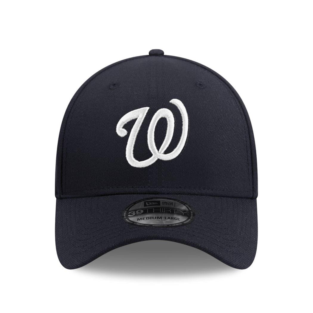 New Era Caps Washington Nationals New Era MLB Team Classic 39THIRTY Curve Hat - Navy
