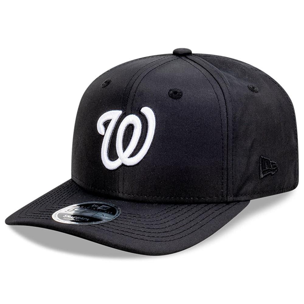New Era Caps Washington Nationals New Era MLB Team Prolight 9FIFTY OF Pre-Curved Snapback Hat - Black