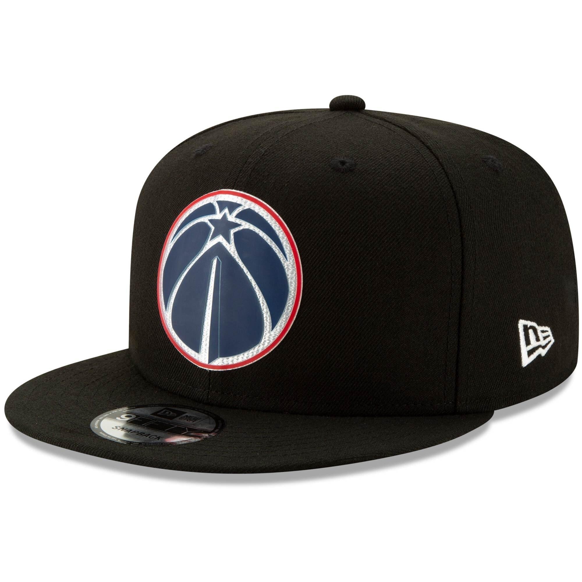 New Era Caps Washington Wizards New Era NBA 2020 Back Half 9FIFTY Snapback Hat - Black