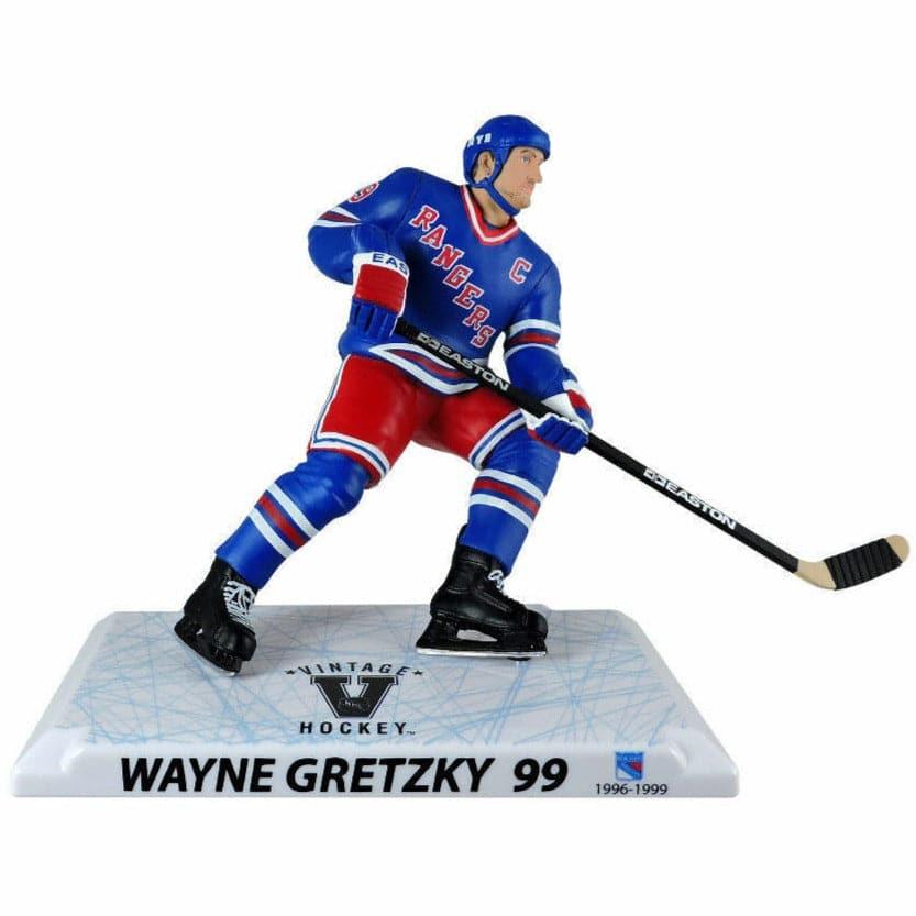 Imports Dragon Figures Wayne Gretzky New York Rangers Imports Dragon NHL 6" Figure - Blue