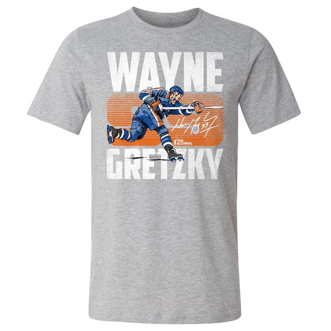 500 Level T-Shirts Wayne Gretzky St. Louis Blues 500 Level NHL 99 T-Shirt - Heather Grey