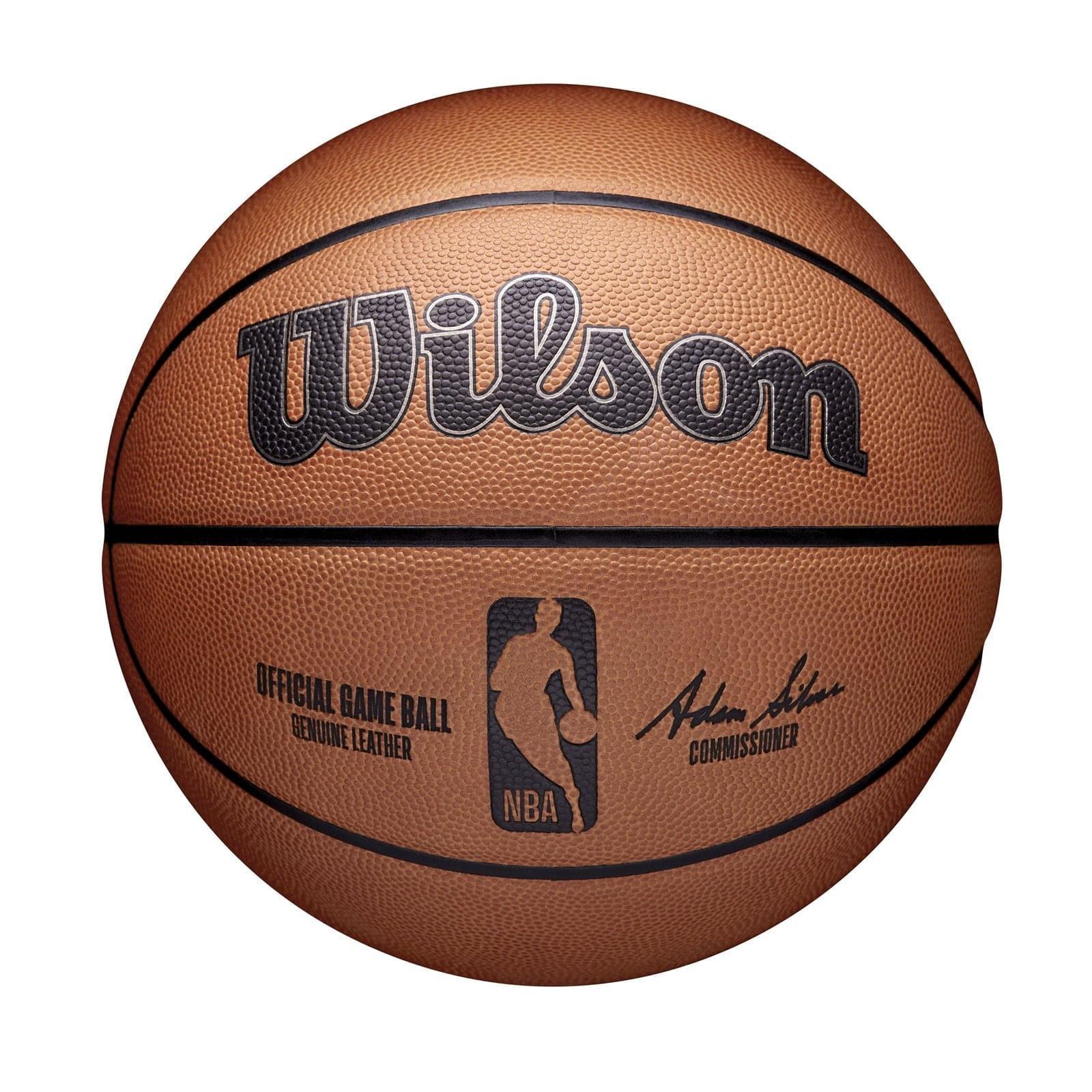 Wilson Sporting Goods Balls Wilson NBA Authentic Official Full Size Game Basketball Ball - Orange