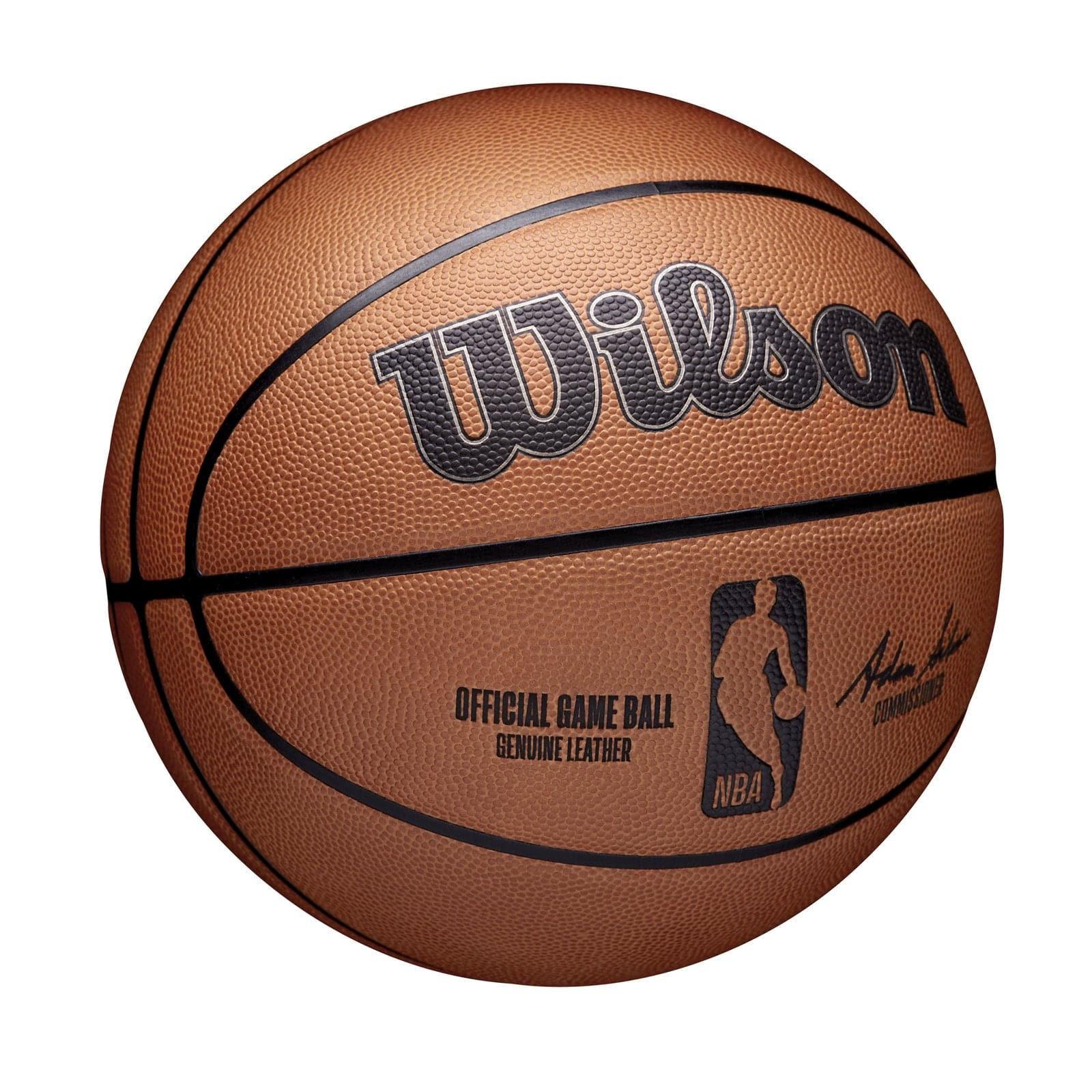 Wilson Sporting Goods Balls Wilson NBA Authentic Official Full Size Game Basketball Ball - Orange