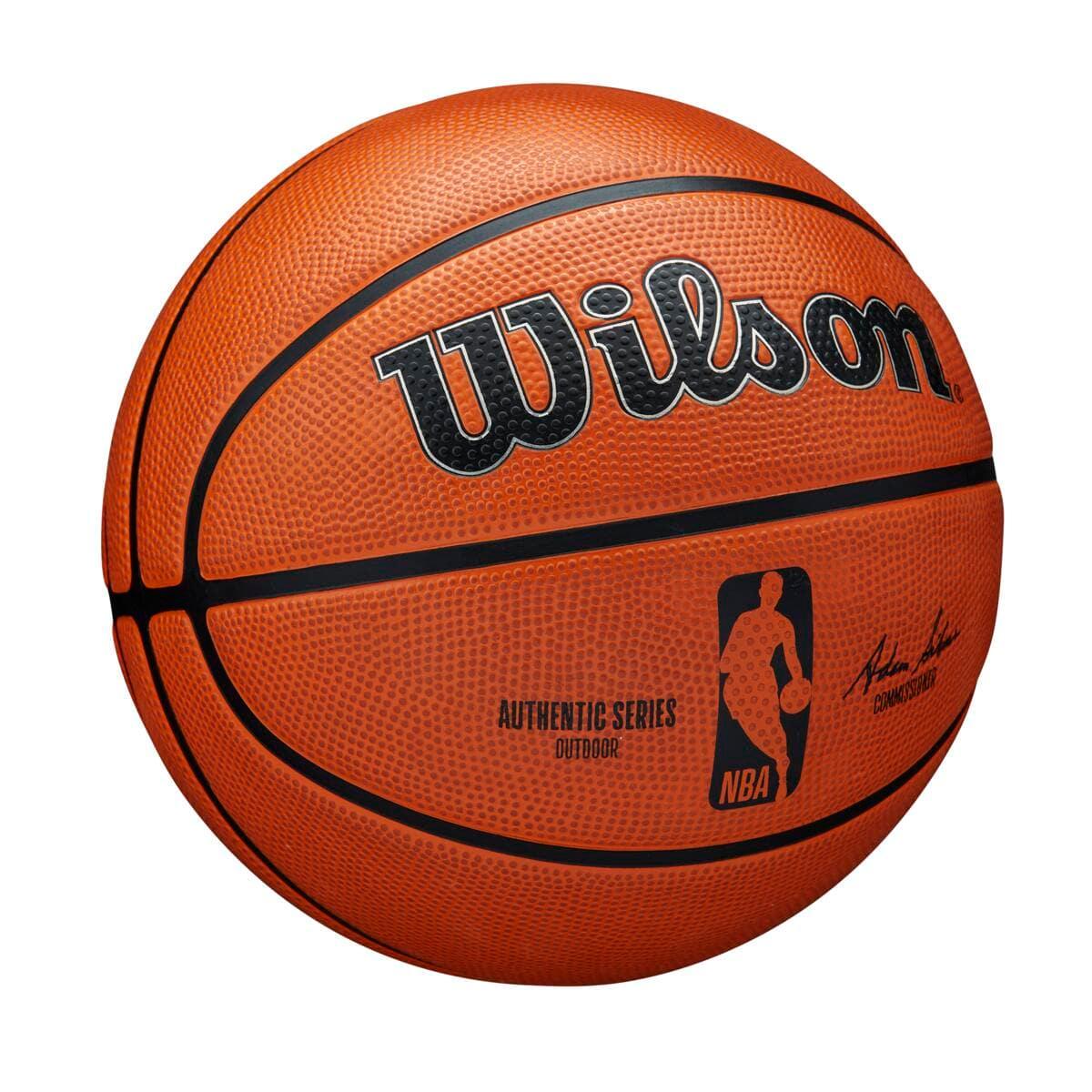 Wilson Sporting Goods Balls Wilson NBA Authentic Series Full Size Outdoor Basketball Ball - Orange
