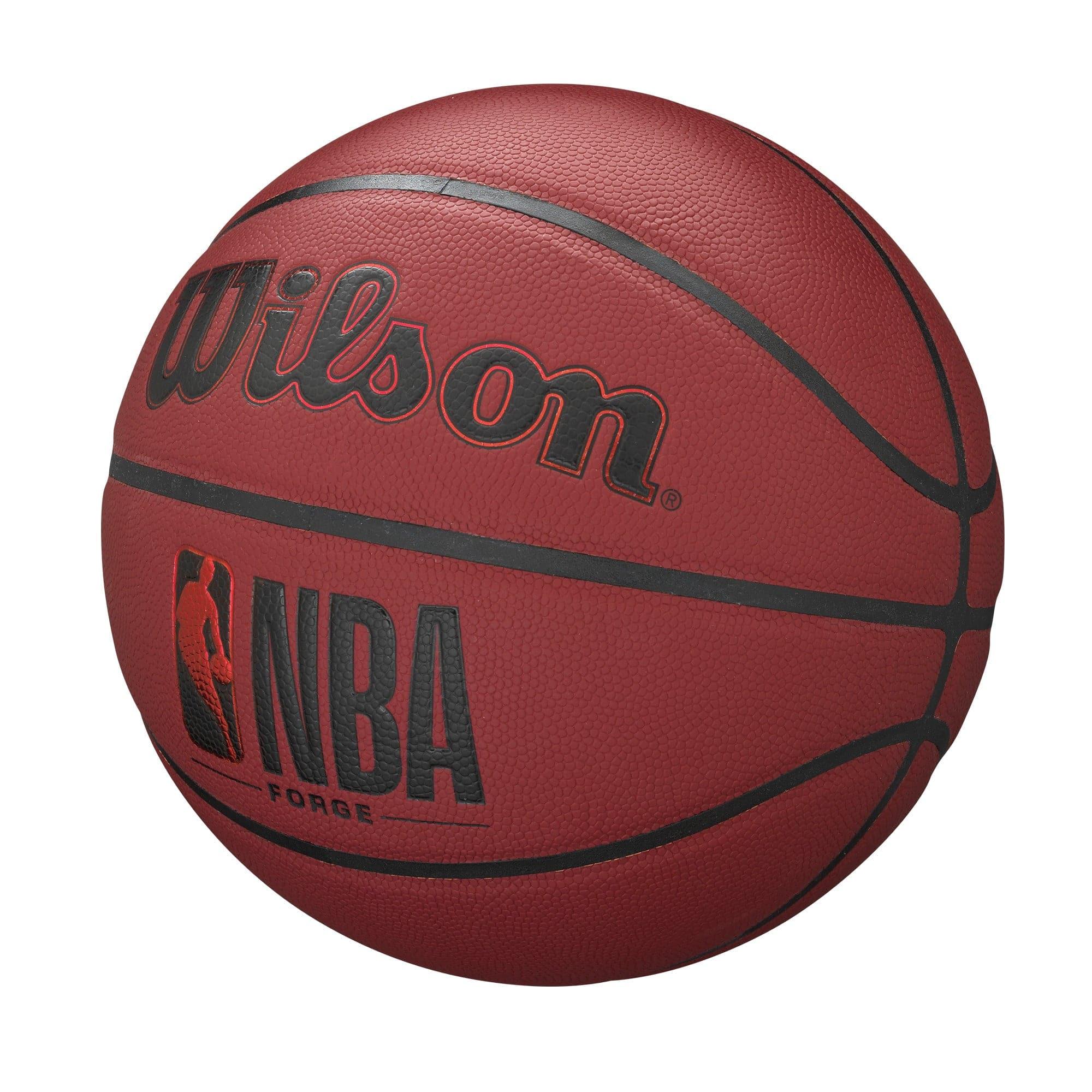 Wilson Sporting Goods Balls Wilson NBA Forge Full Size All Surface Basketball Ball - Crimson