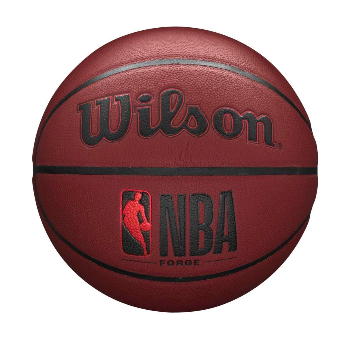 Wilson Sporting Goods Balls Wilson NBA Forge Full Size All Surface Basketball Ball - Crimson