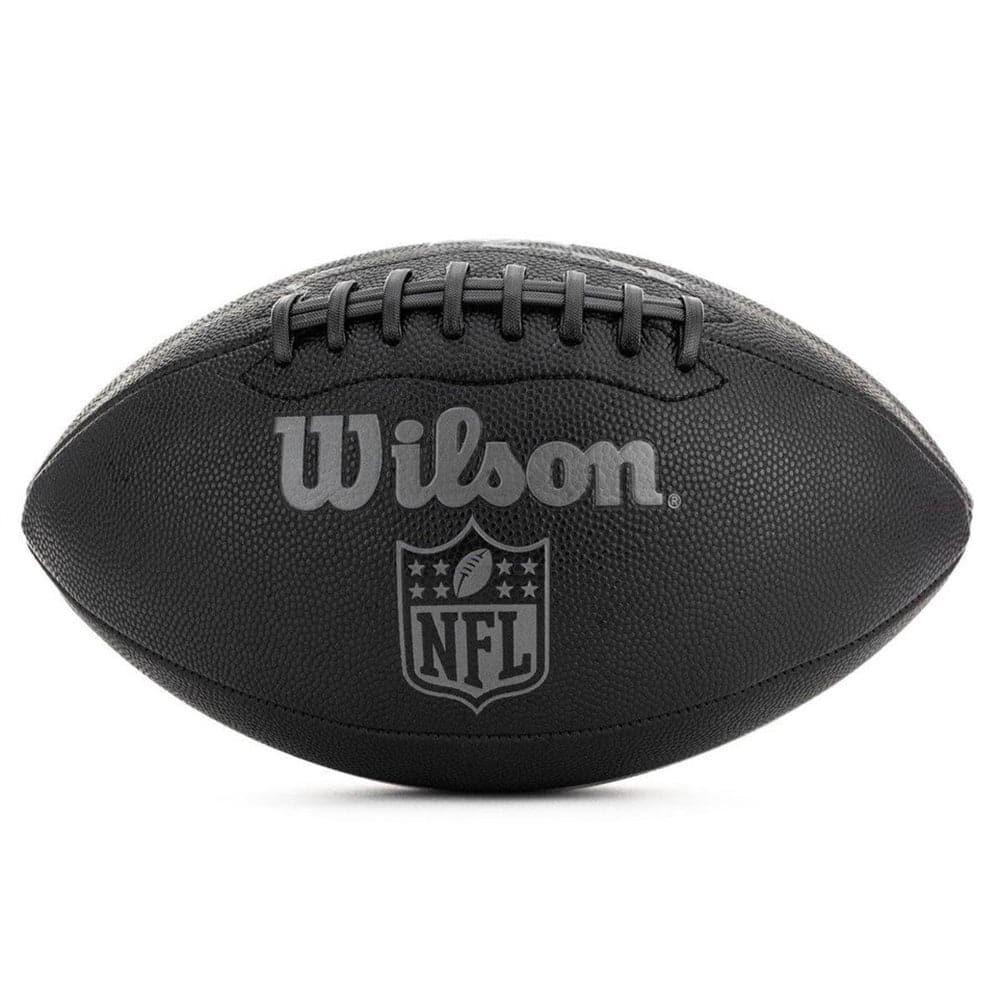 Wilson Sporting Goods Balls Wilson NFL Jet Black Full Size Composite Football Ball - Black