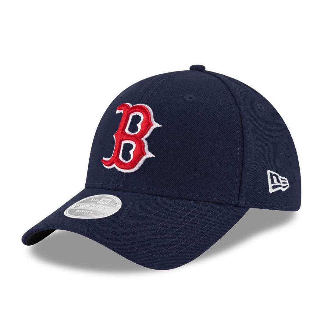 New Era Caps Womens Boston Red Sox New Era MLB Team 9FORTY Curve Hat - Navy