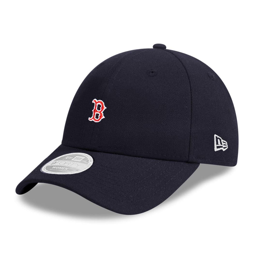 New Era Caps Womens Boston Red Sox New Era MLB Washed Mini 9FORTY Curve Hat - Navy