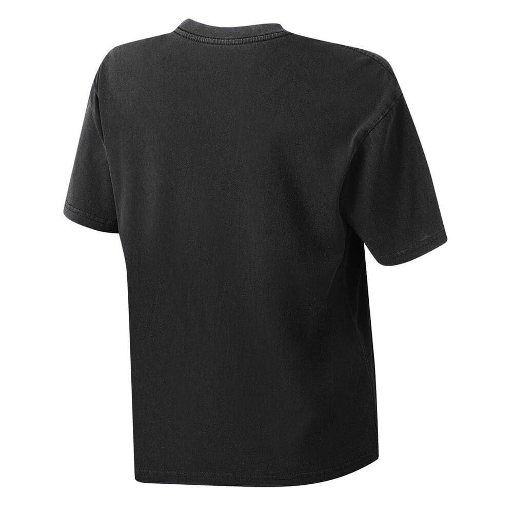 Mitchell And Ness T-Shirts Womens Chicago Bulls Mitchell & Ness NBA 90's Block Blur Vintage T-Shirt - Faded Black