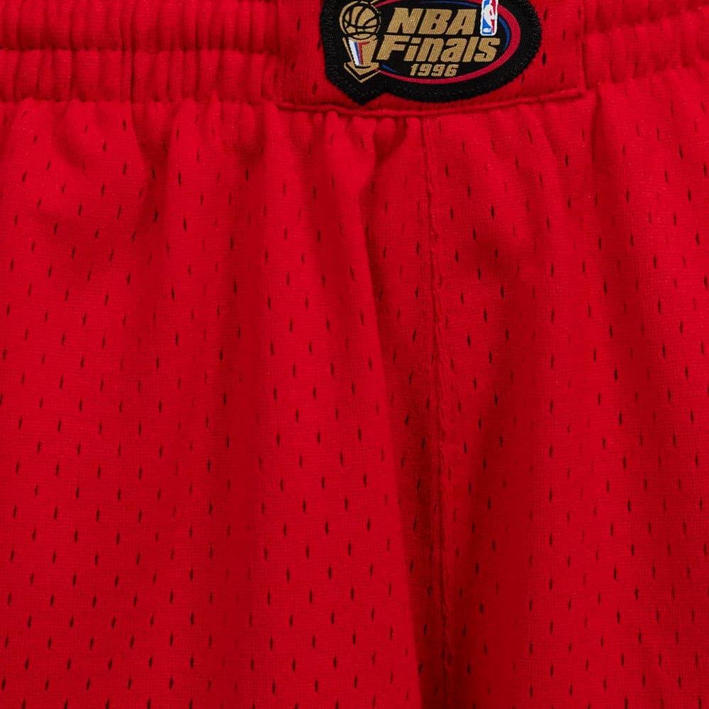 Mitchell And Ness Shorts Womens Chicago Bulls Mitchell & Ness NBA Road Jump Shot Shorts - Red