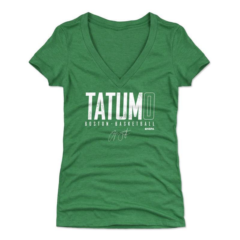 500 Level T-Shirts Womens Jayson Tatum Boston Celtics 500 Level NBA Elite T-Shirt - Green