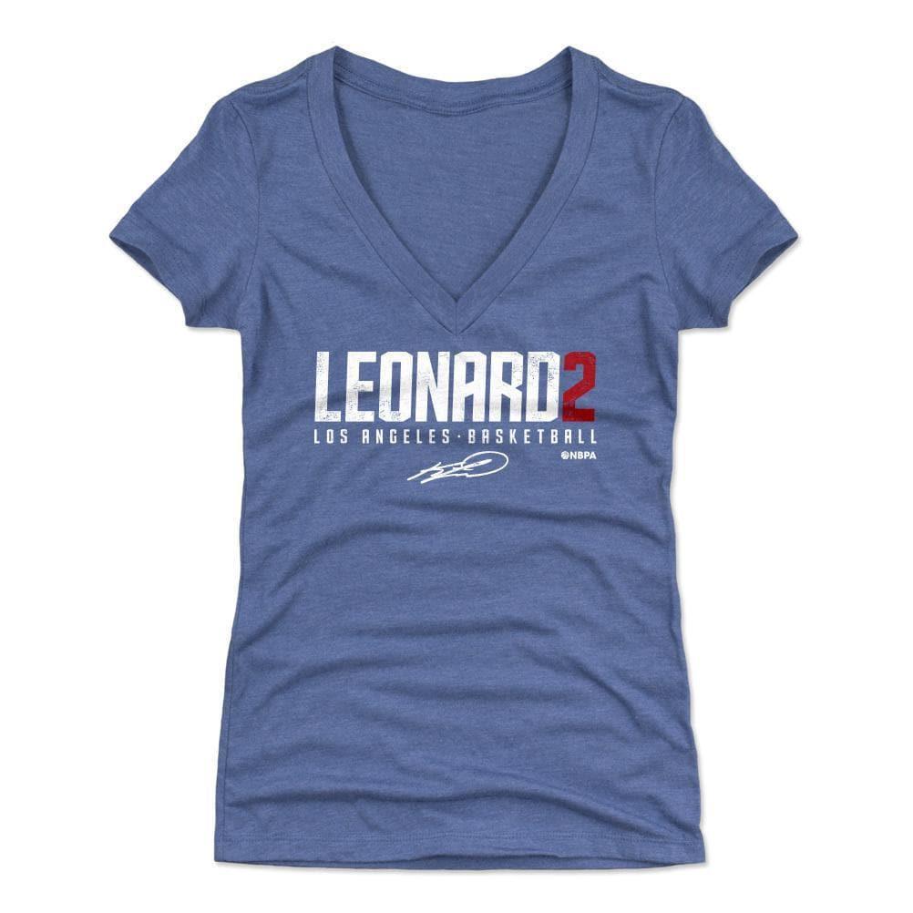 500 Level T-Shirts Womens Kawhi Leonard Los Angeles Clippers 500 Level NBA Elite T-Shirt - Royal