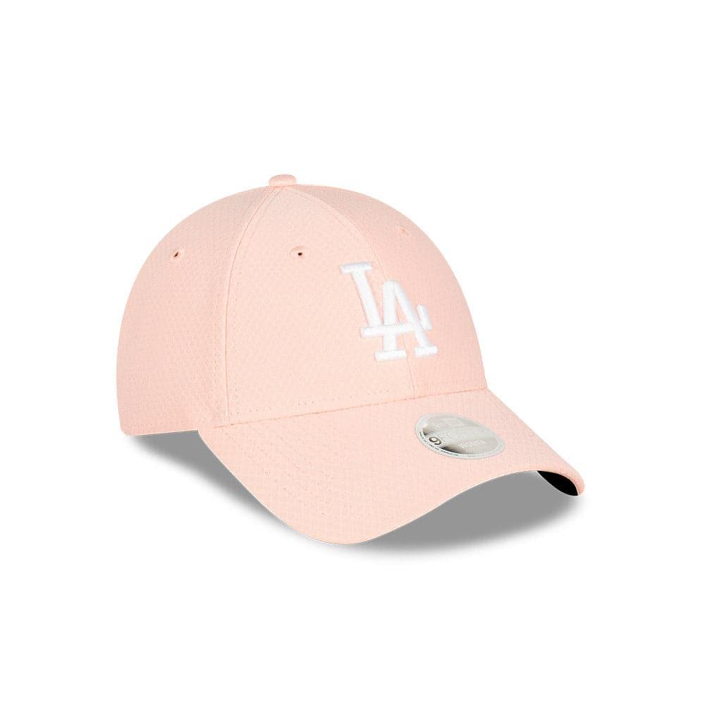 New Era Caps Womens Womens Los Angeles Dodgers New Era MLB Hex Performance 9FORTY Hat - Pink