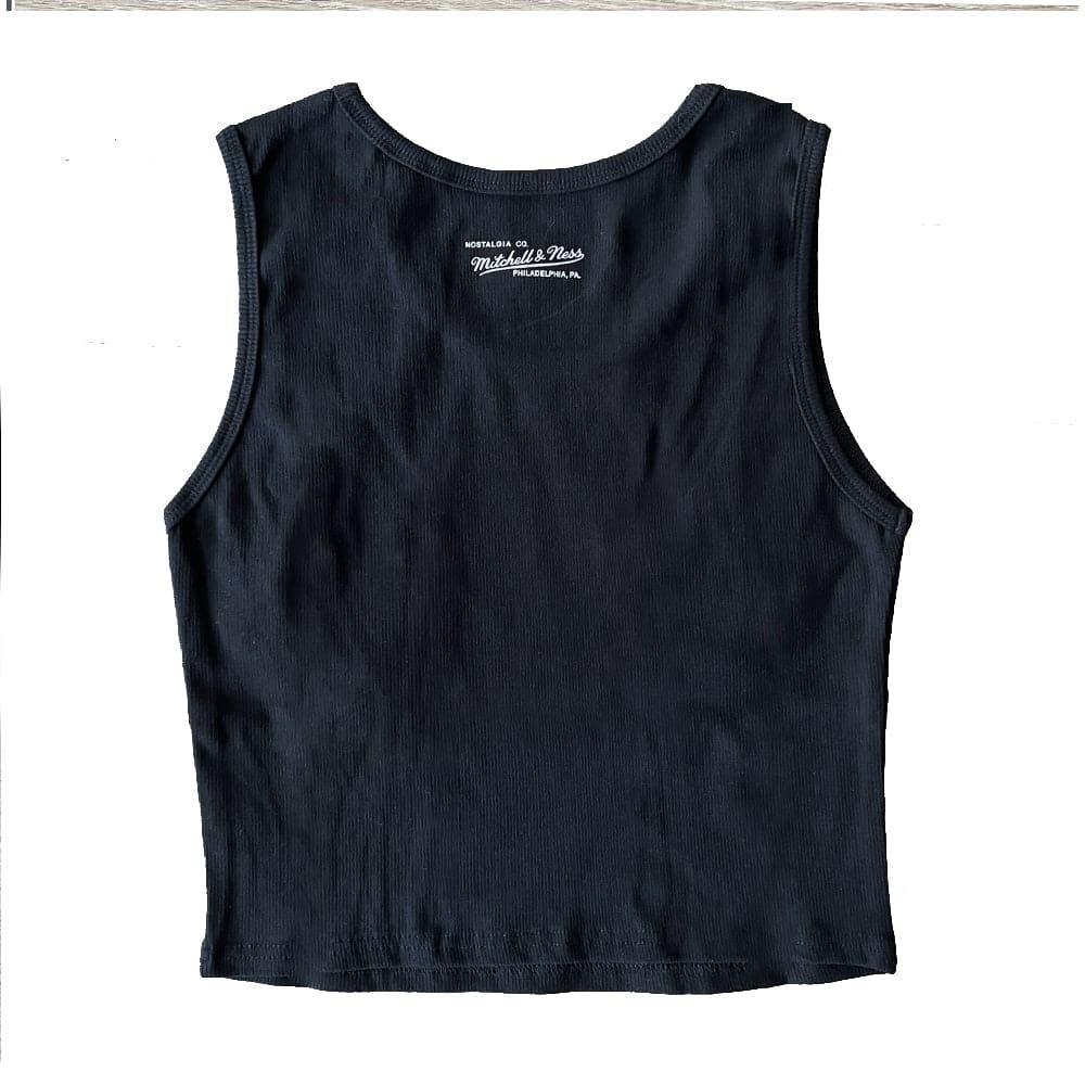 Mitchell And Ness T-Shirts Womens Los Angeles Lakers Mitchell & Ness NBA Classic Rib Vest - Black