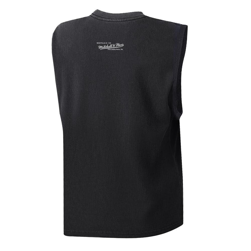 Mitchell And Ness T-Shirts Womens Los Angeles Lakers Mitchell & Ness NBA Locker Room Vintage Tank T-Shirt - Faded Black