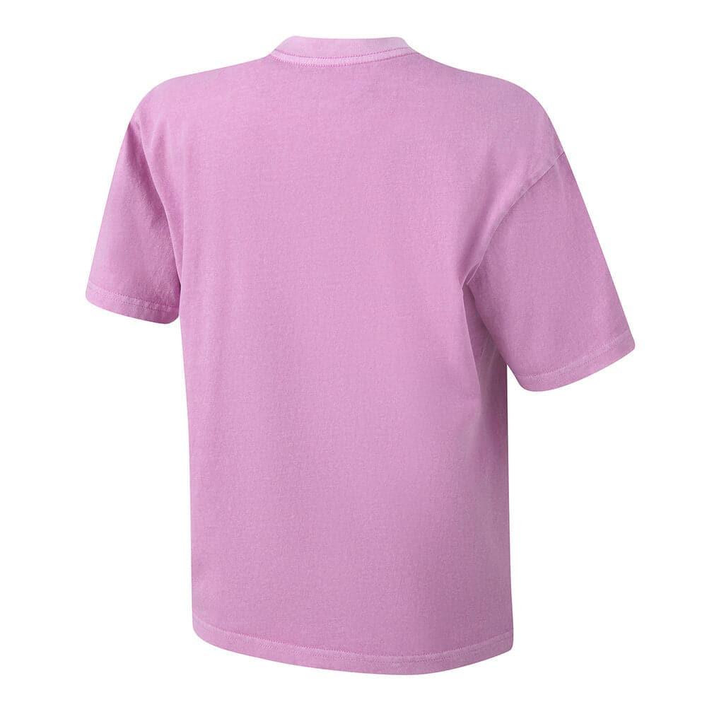 Mitchell And Ness T-Shirts Womens Miami Heat Mitchell & Ness NBA 90's Block Blur Vintage T-Shirt - Faded Pink
