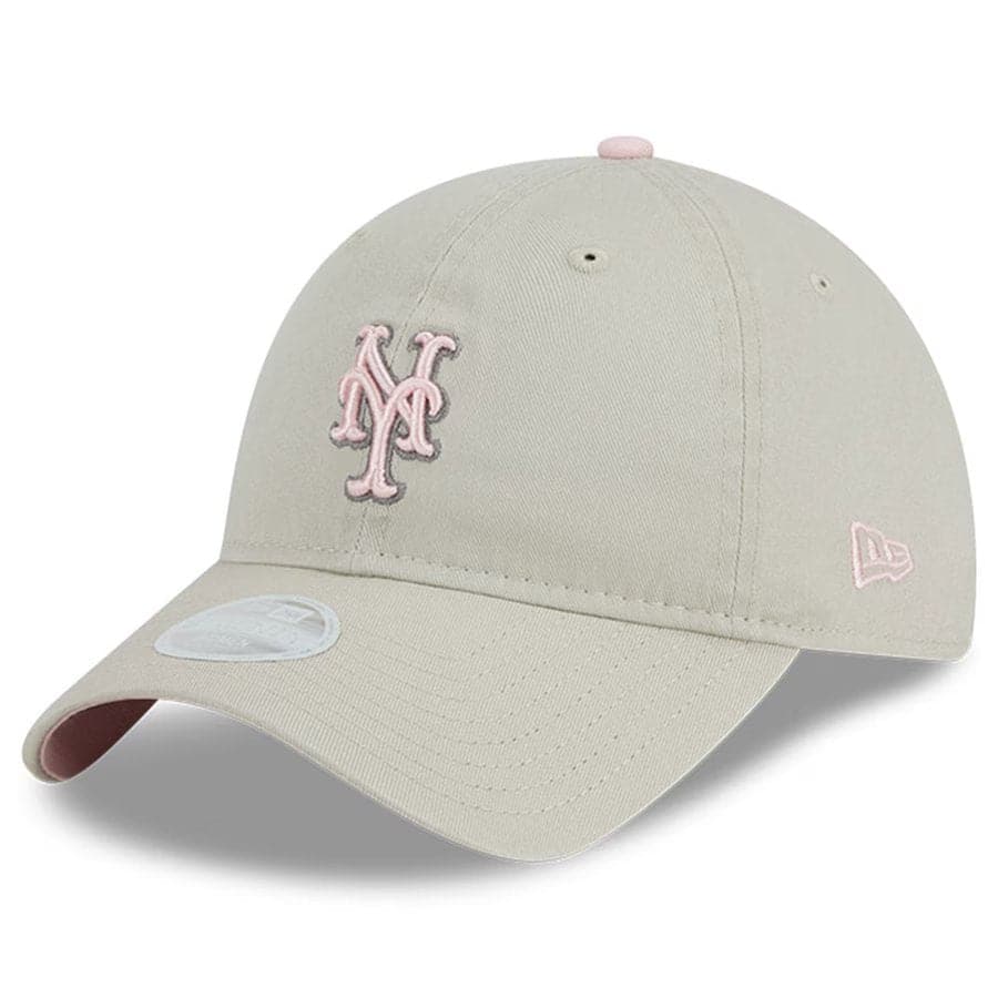 New Era Caps Womens Womens New York Mets New Era MLB 23 Mothers Day 9TWENTY Hat - Stone