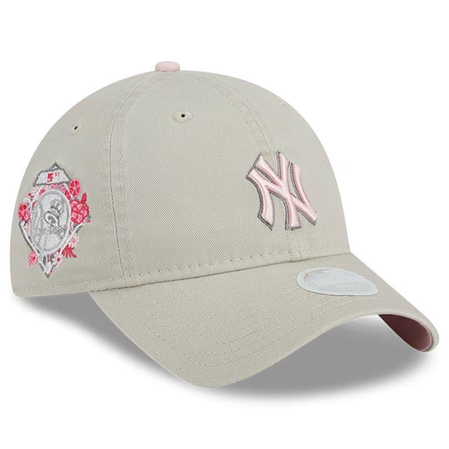 New Era Caps Womens Womens New York Yankees New Era MLB 23 Mothers Day 9TWENTY Hat - Stone
