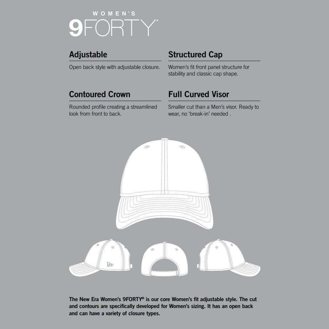 New Era Caps Womens New York Yankees New Era MLB Black & White Diamond Era 9FORTY Curve Hat