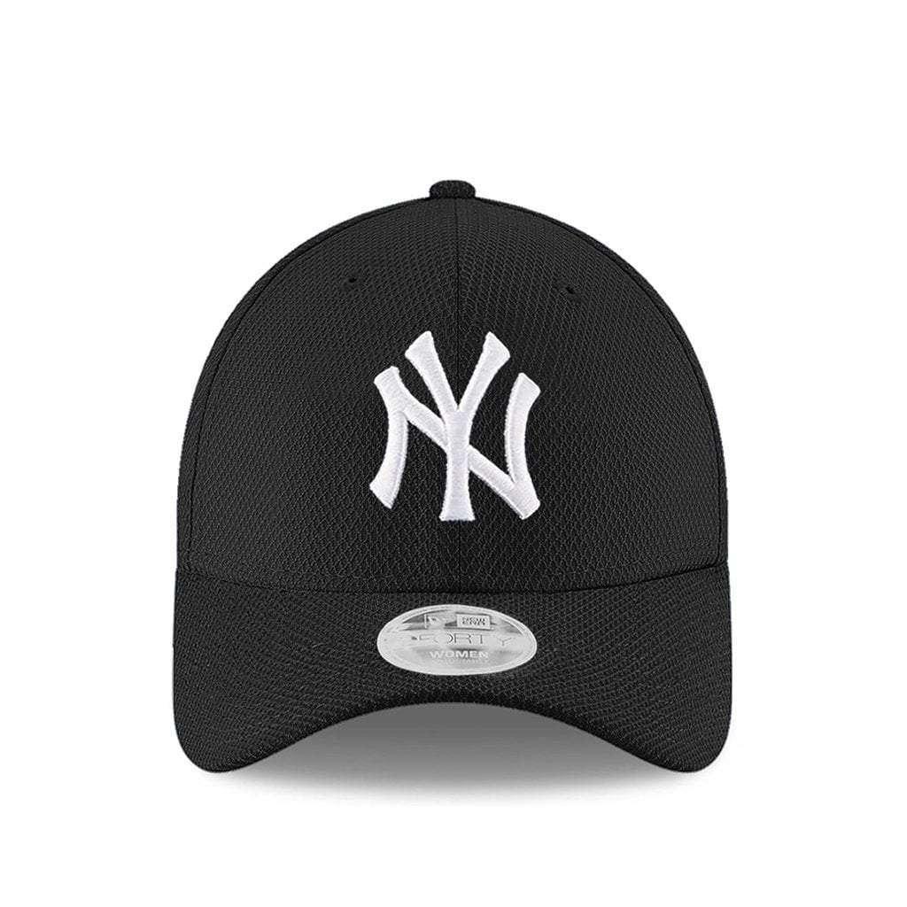 New Era Caps Womens New York Yankees New Era MLB Black & White Diamond Era 9FORTY Curve Hat