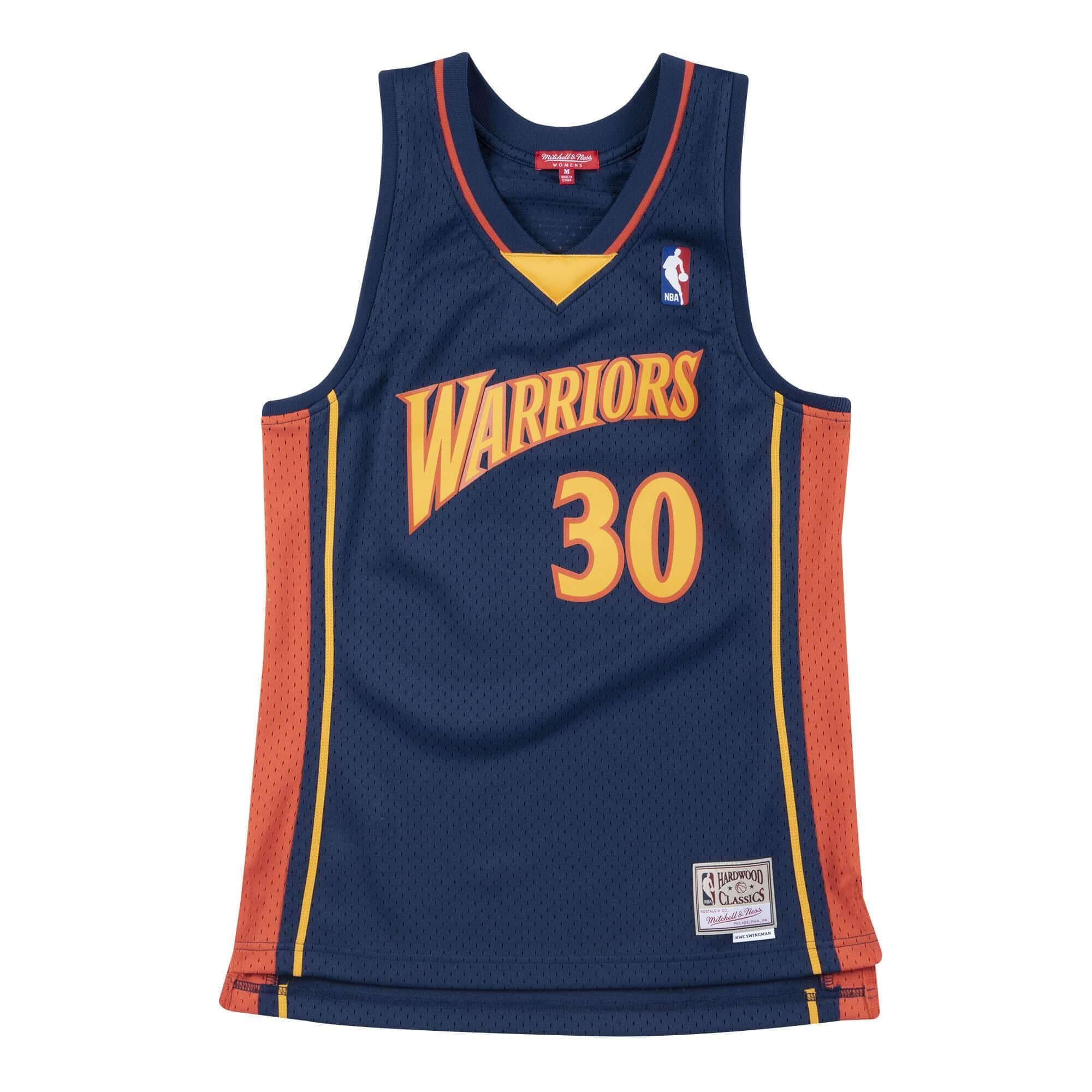 Mitchell And Ness Jerseys Womens Steph Curry Golden State Warriors Mitchell & Ness NBA Swingman Jersey - Navy