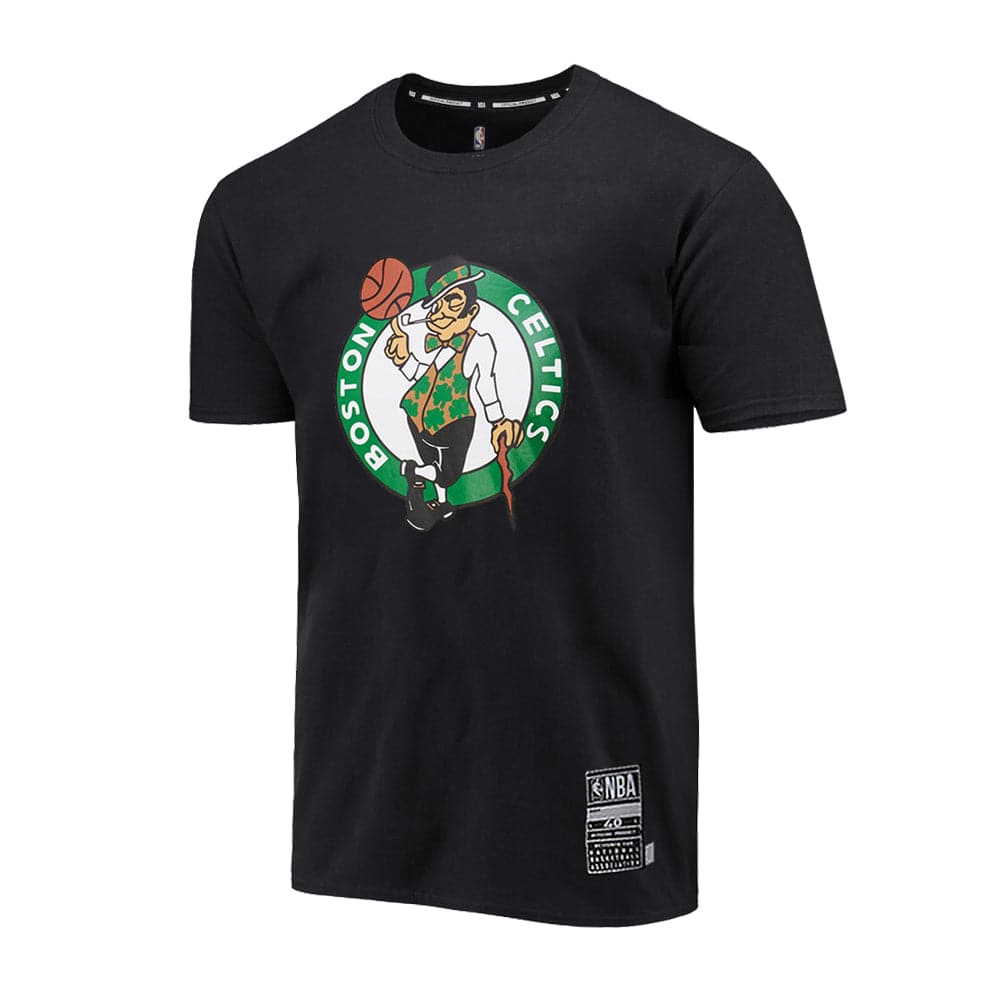 NBA Essentials T-Shirts Youths Boston Celtics NBA Essentials Team Logo T-Shirt - Black