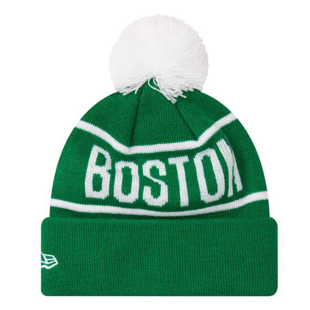 New Era Beanies Youths Boston Celtics New Era NBA Team On Fire Knit Beanie - Green