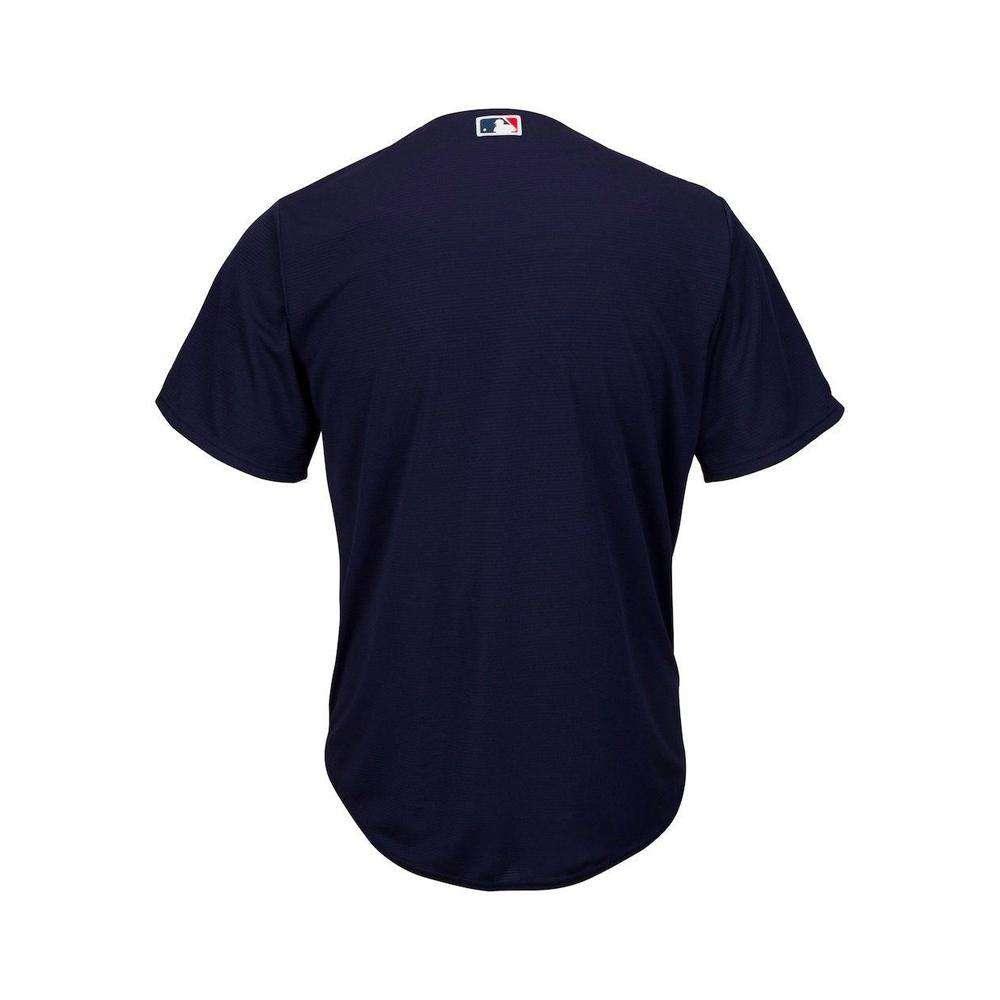 Majestic Athletic Jerseys Youths Boston Red Sox Majestic MLB Cool Base Replica Jersey - Navy