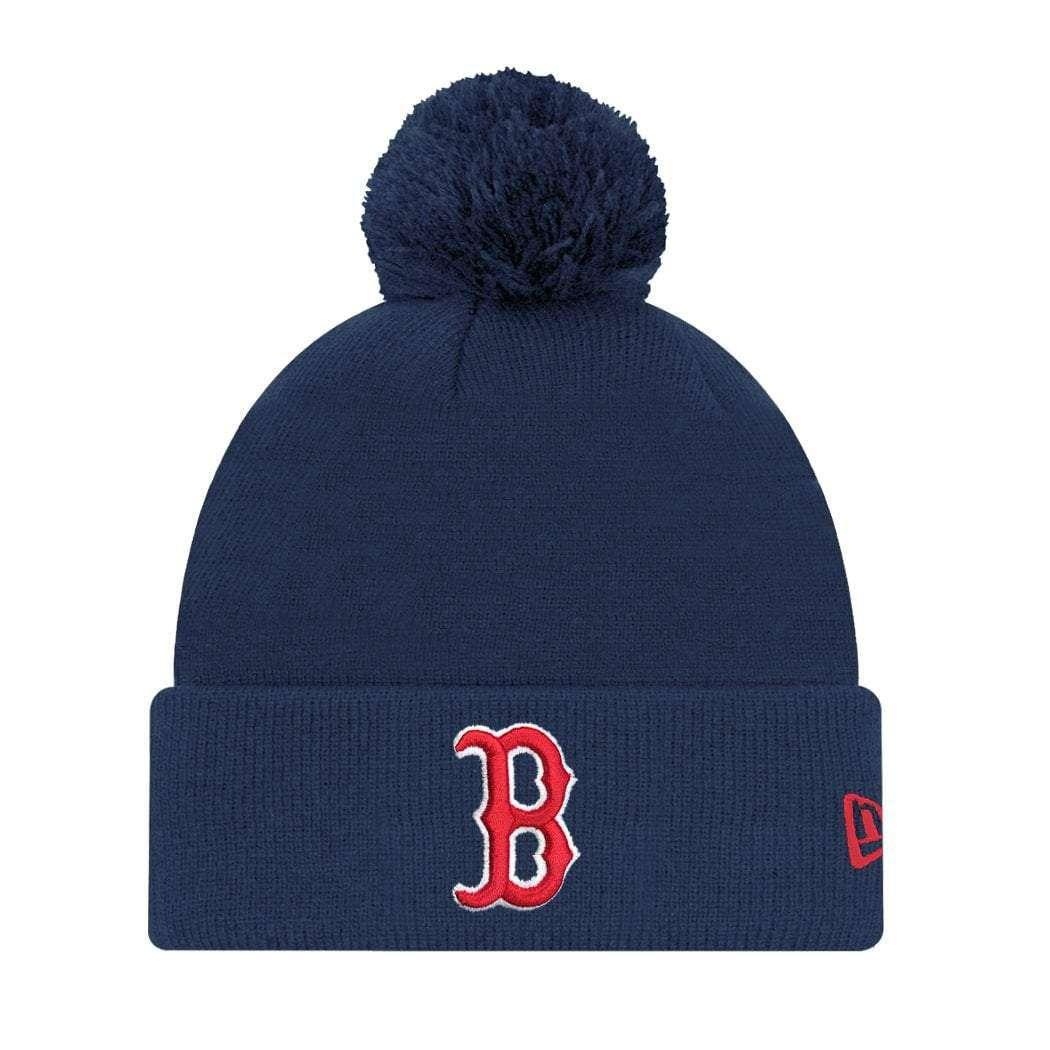 New Era Beanies Youths Boston Red Sox New Era MLB Home Run Knit Beanie - Navy