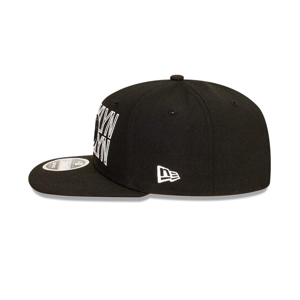 New Era Caps Youths Youths Brooklyn Nets New Era NBA Neon Lights OF 9FIFTY Snapback Hat - Black