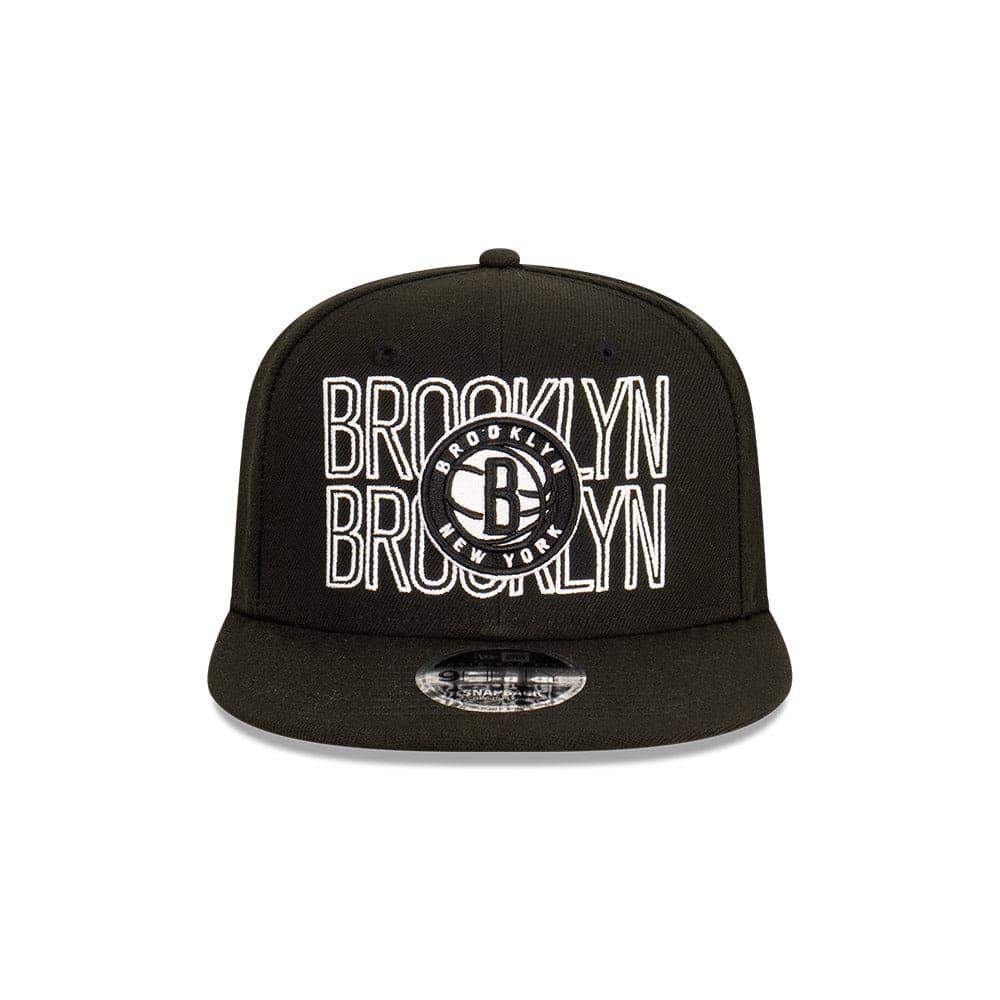 New Era Caps Youths Youths Brooklyn Nets New Era NBA Neon Lights OF 9FIFTY Snapback Hat - Black
