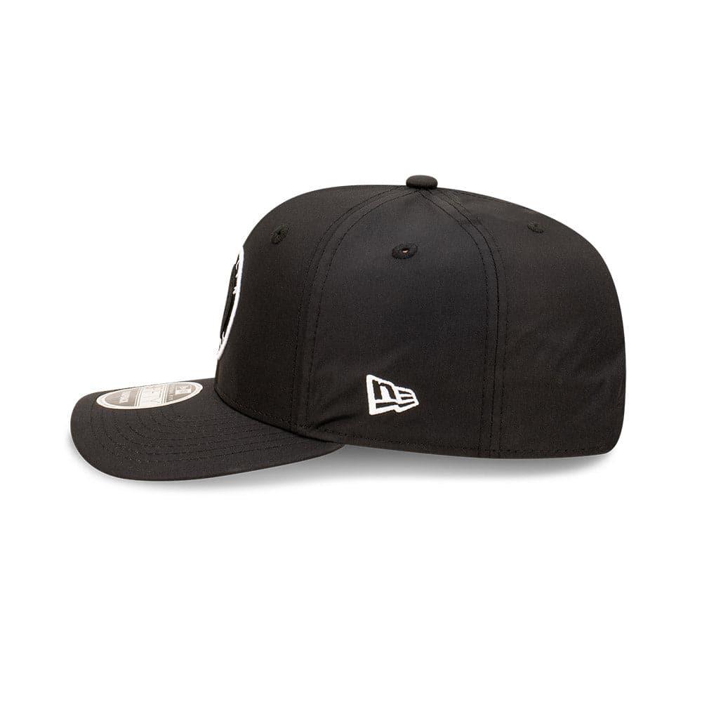 New Era Caps Youths Youths Brooklyn Nets New Era NBA Team Prolite 9FIFTY Pre-Curved Snapback Hat - Black