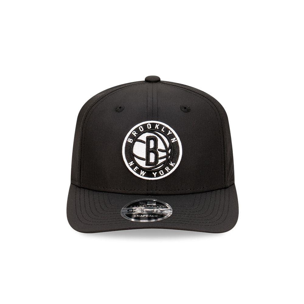 New Era Caps Youths Youths Brooklyn Nets New Era NBA Team Prolite 9FIFTY Pre-Curved Snapback Hat - Black