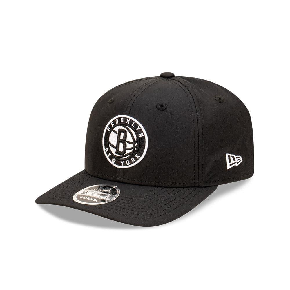 New Era Caps Youths Youths Brooklyn Nets New Era NBA Team Prolite 9FIFTY Pre-Curved Snapback Hat - Black