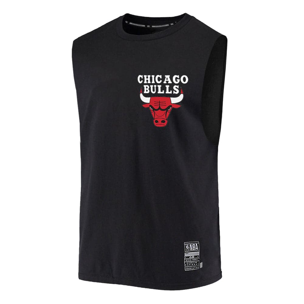 NBA Essentials T-Shirts Youths Chicago Bulls NBA Essentials Flip/Flip Muscle Tank - Black