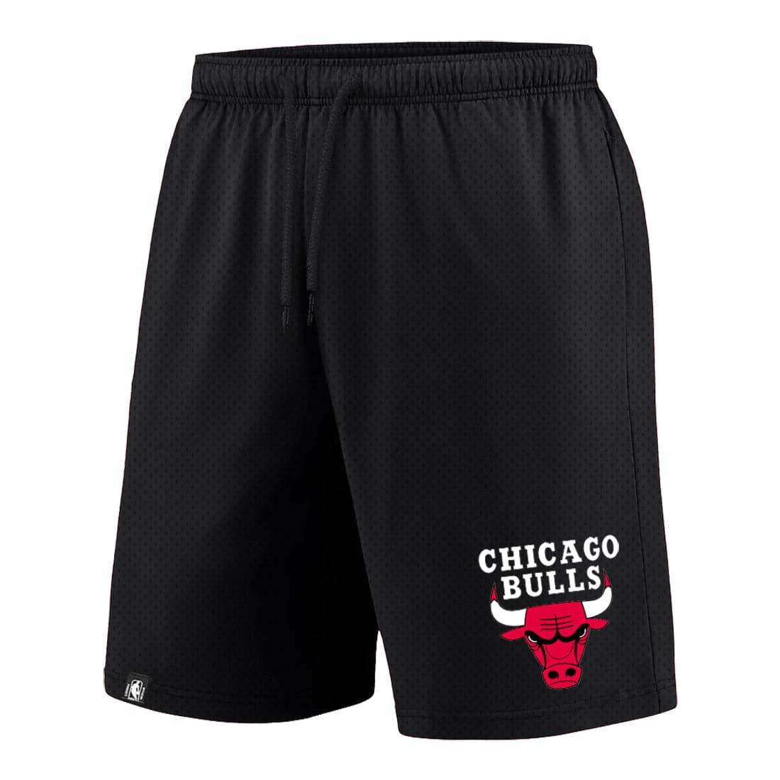 NBA Essentials Shorts Youths Chicago Bulls NBA Team Logo Mesh Shorts - Black