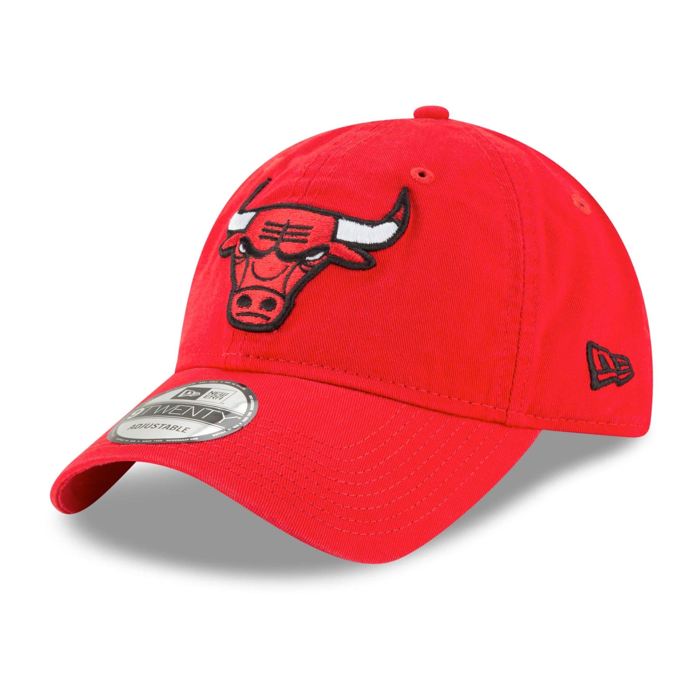 New Era Caps Youths Chicago Bulls New Era NBA Team 9TWENTY Curved Hat - Red