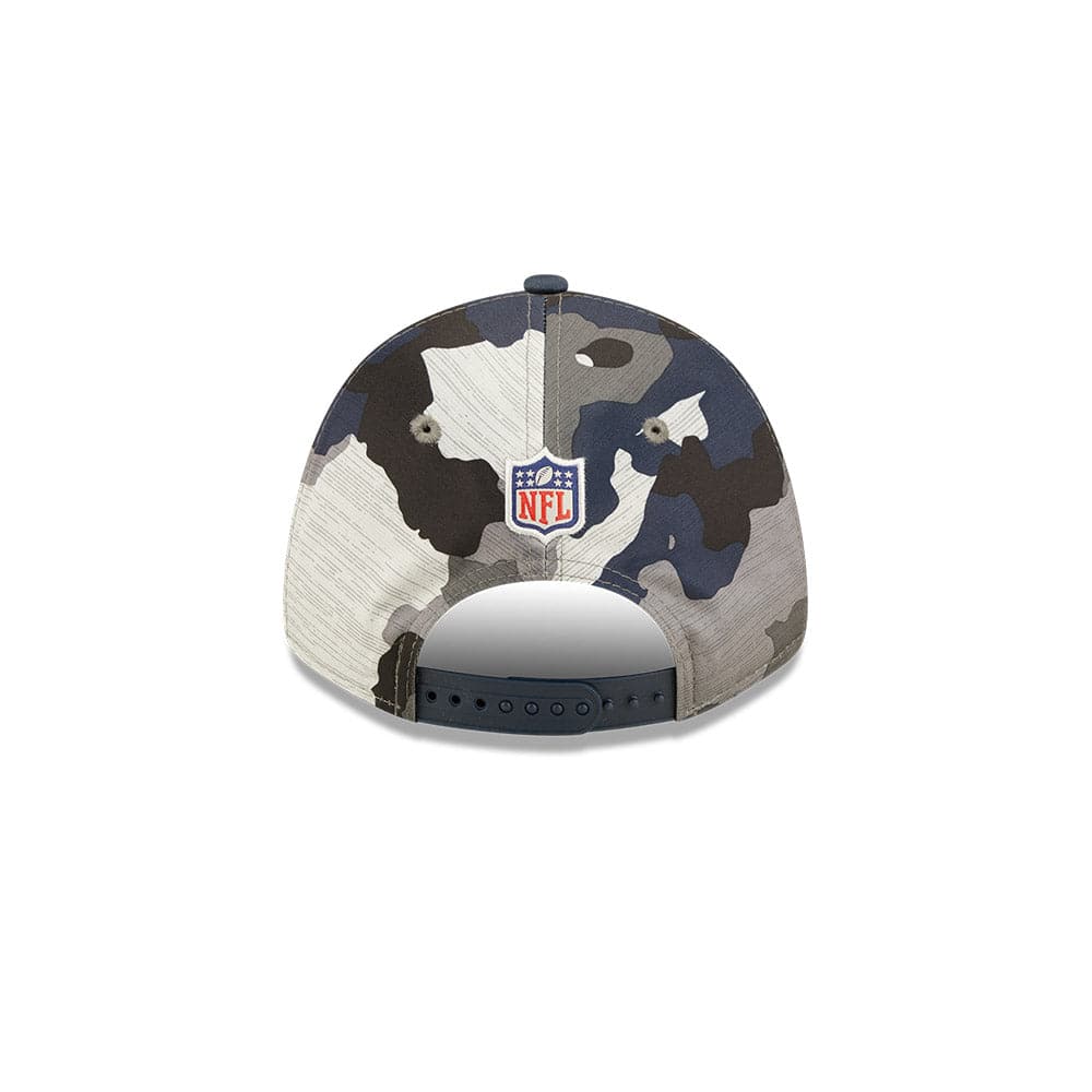 New Era Caps Youths Youths Dallas Cowboys New Era NFL 22 Training Camp 9FORTY Stretch Snap Hat - Camo
