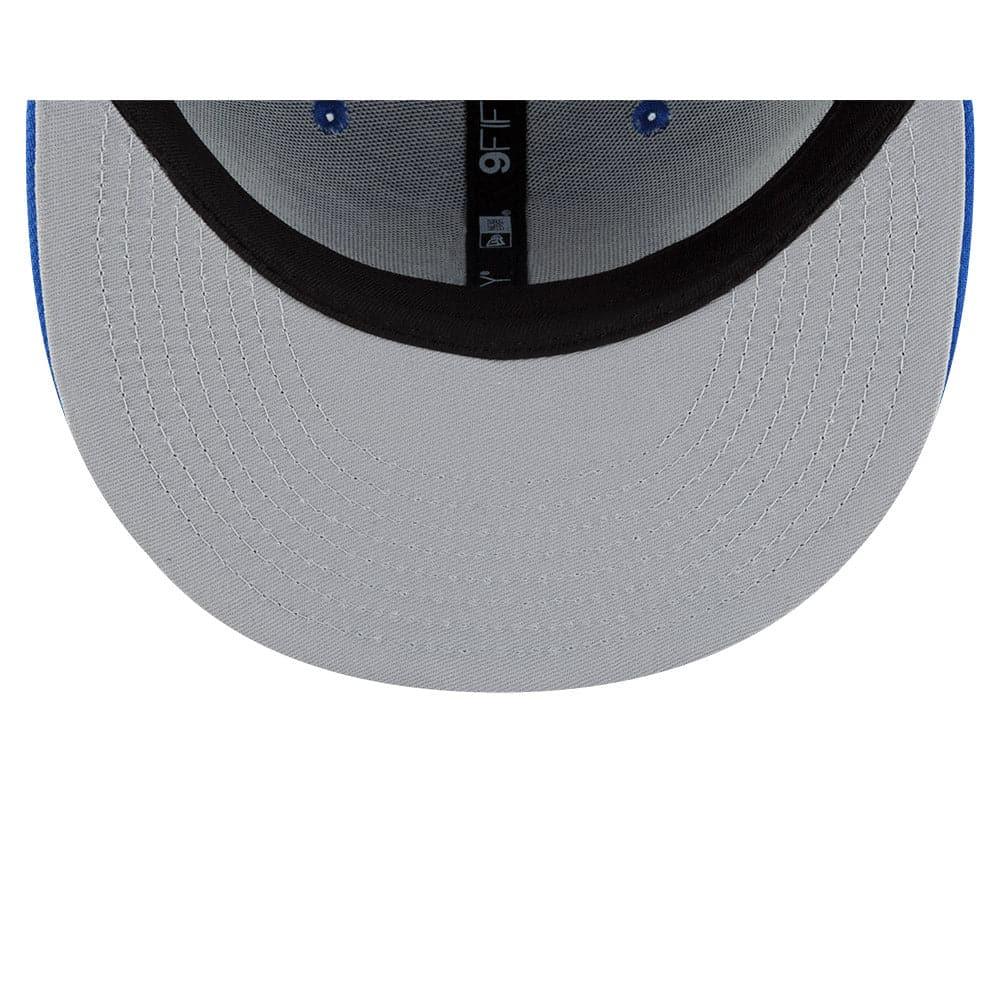 New Era Caps Youths Youths Dallas Mavericks New Era NBA 21-22 Back Half 9FIFTY Snapback Hat - Blue