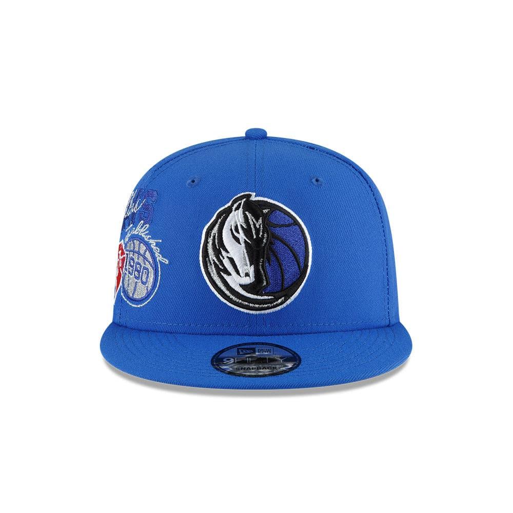 New Era Caps Youths Youths Dallas Mavericks New Era NBA 21-22 Back Half 9FIFTY Snapback Hat - Blue