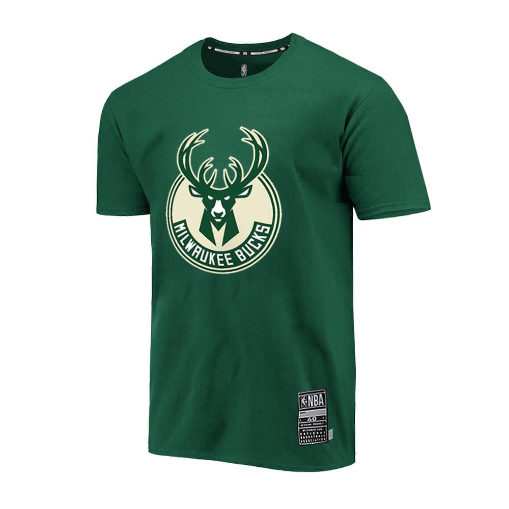 NBA Essentials T-Shirts Youths Giannis Antetokounmpo Milwaukee Bucks NBA Essentials Top of The Key T-Shirt - Green