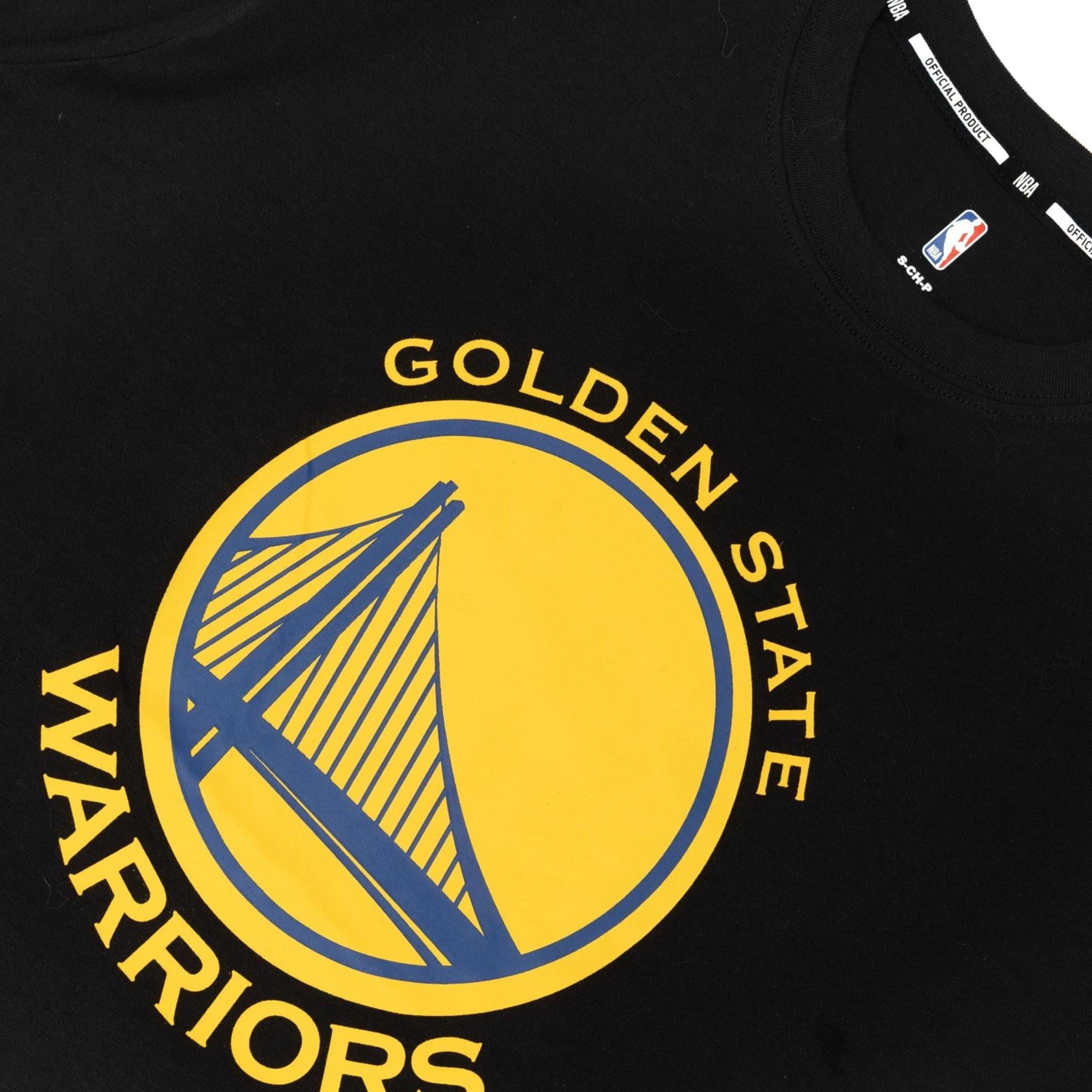 NBA Essentials T-Shirts Youths Golden State Warriors NBA Essentials Team Logo T-Shirt - Black