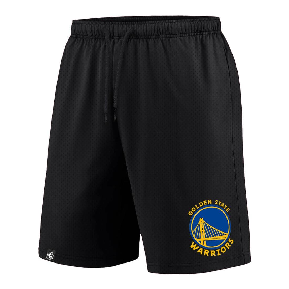 NBA Essentials Shorts Youths Golden State Warriors NBA Team Logo Mesh Shorts - Black